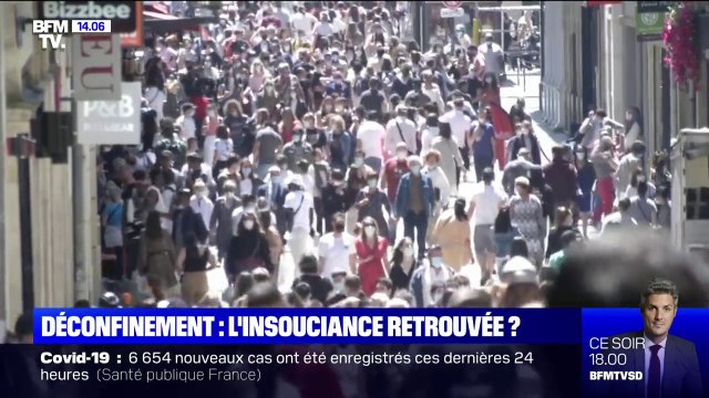 Bordeaux: avec l'arrivée des beaux jours, certains s'accordent plus de libertés avec les gestes barrières