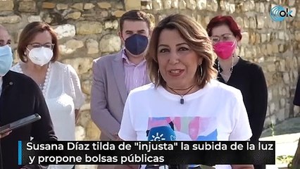 Susana Díaz sigue su particular guerra contra Sánchez y tacha de "indecencia" su 'tarifazo' de la luz