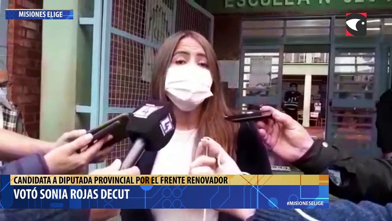 Votó Sonia Rojas Decut