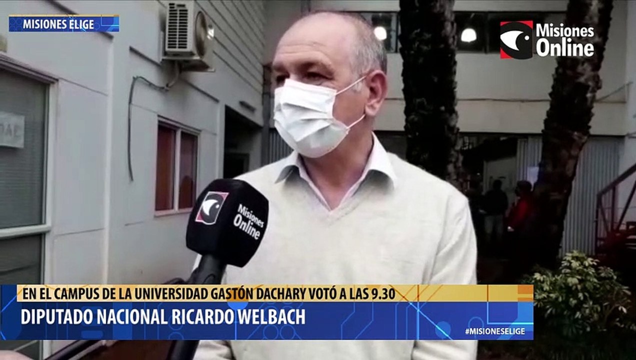 Votó Ricardo Wellbach