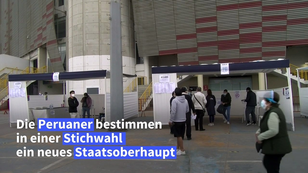 Peru: Enges Rennen bei Stichwahl um neues Staatsoberhaupt