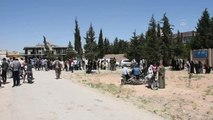 Son dakika haberleri: TEL ABYAD - Terör örgütü YPG/PKK'dan temizlenen Tel Abyad ilçesinde liselere geçiş sınavı başladı