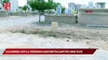 Kaldırımda kızıyla yürürken kamyonetin çarptığı anne öldü