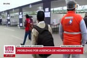 Segunda vuelta: se registra ausentismo de miembros de mesa en IPD