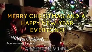 HEARTWARMING CHRISTMAS CAROLS - CHRISTMAS SONG| O COME ALL YE FAITHFUL WITH LYRICS