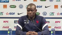 N'Golo Kanté évoque le trio Mbappé-Benzema-Griezmann