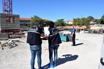 Okul inşaatından düşen işçi yaralandı
