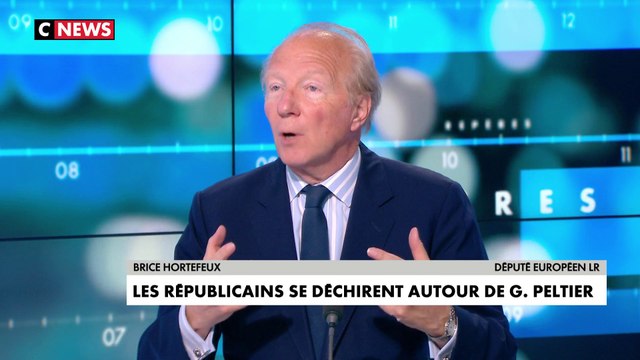 Brice Hortefeux sur Guillaume Peltier : « Il ne faut pas avancer en solo, parce que quand on avance en solo on aboutit à des fausses notes »