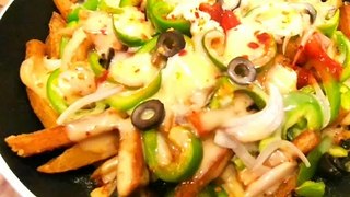 How To Make Pizza Cheese Fries __ Pizza Cheese Fries Recipe By Hina's Cuisines........