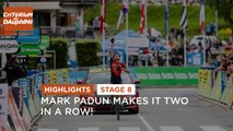 #Dauphiné 2021 - Stage 8 - Highlights - Padun makes it two in a row!