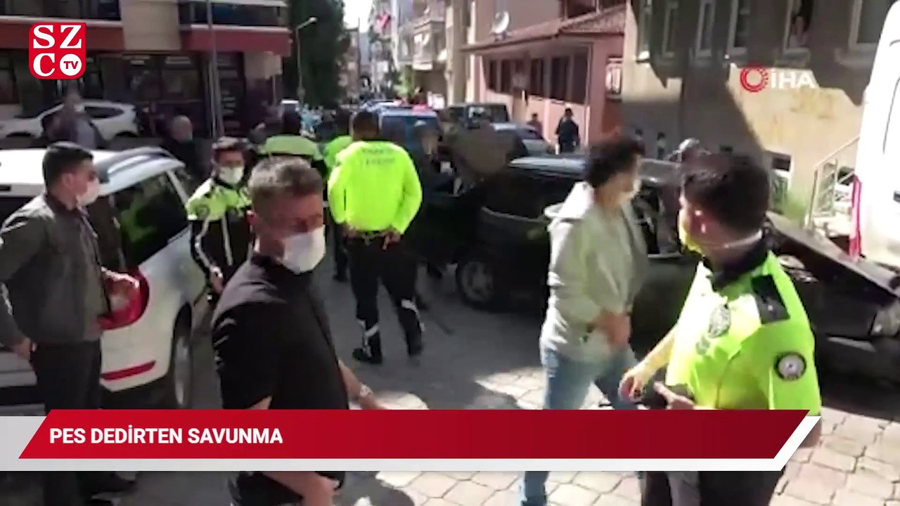 Film gibi kovalamaca sonucu yakalanan şahıstan pes dedirten savunma