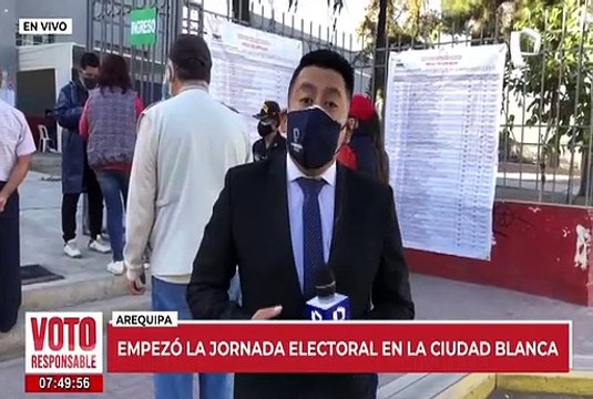 Arequipa: así empieza la jornada electoral en la Ciudad Blanca