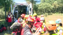 Cruz Roja organiza un simulacro de emergencias en Buitrago de Lozoya