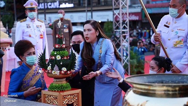 สมเด็จเจ้าฟ้าฯ กรมพระศรีสวางควัฒนฯ ทอดพระเนตรรำบวงสรวงท้าวสุรนารี งานพิธีบวงสรวงสดุดีท้าวสุรนารี 64