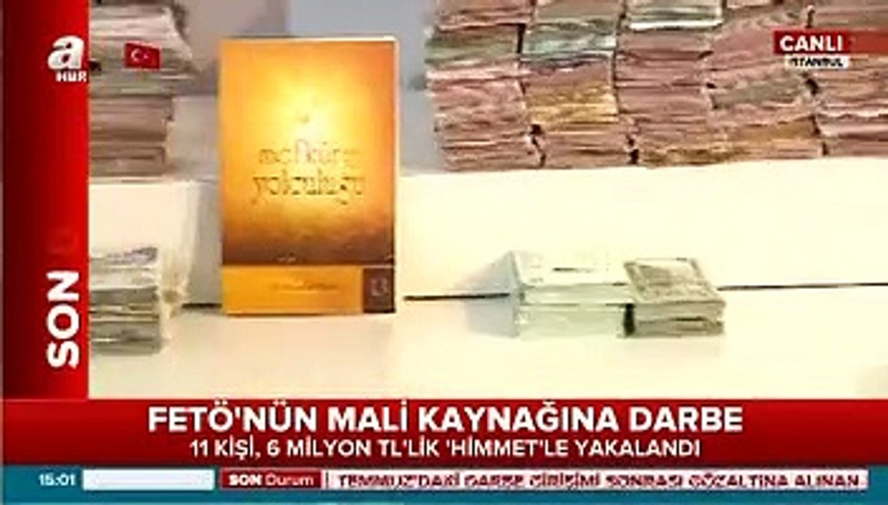 6 milyon TL'lik himmet parası yakalandı