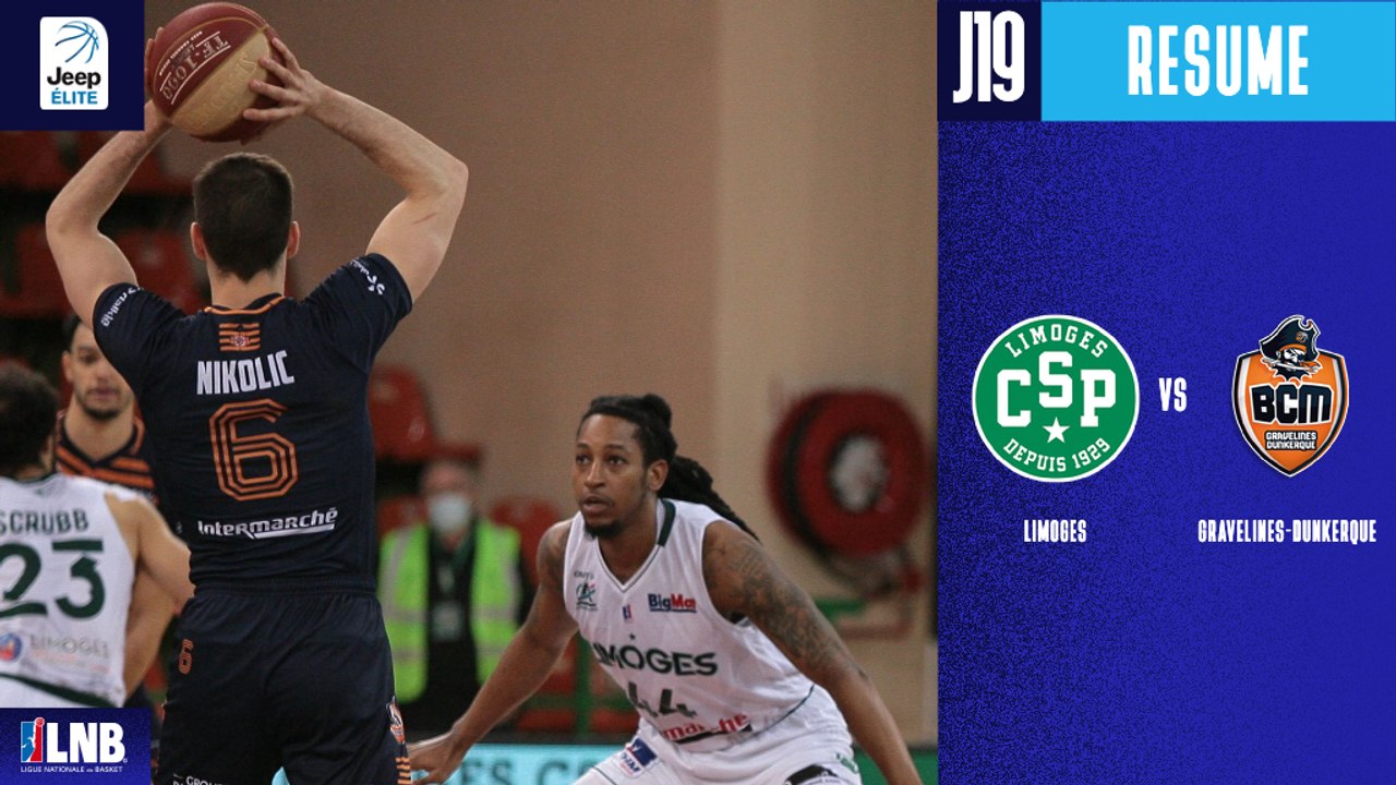 Limoges vs. Gravelines-Dunkerque (87-77) - Résumé - 2020/21
