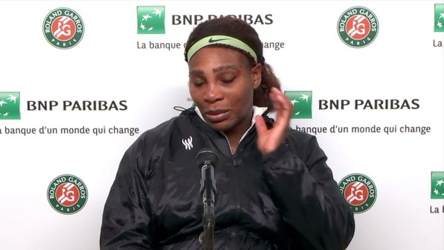 Roland-Garros 2021 - Serena Williams : I wouldn't say I'm like Roger Federer