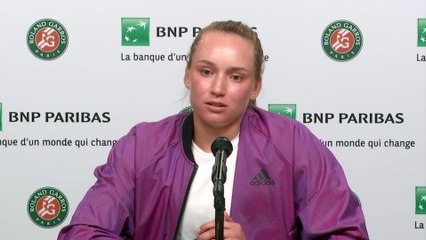 Roland-Garros 2021 - Elena Rybakina : "The goal, of course, is to win the tournament. This is the end goal, this is the dream. And win a Grand Slam"