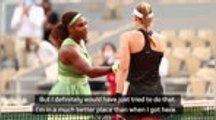 Serena reveals regrets after crashing out at French Open