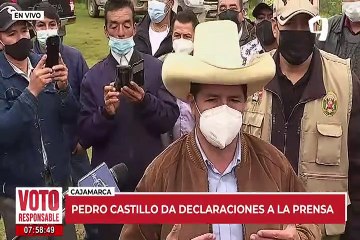 Pedro Castillo: “hemos herido algunas susceptibilidades, estamos para pedir disculpas”