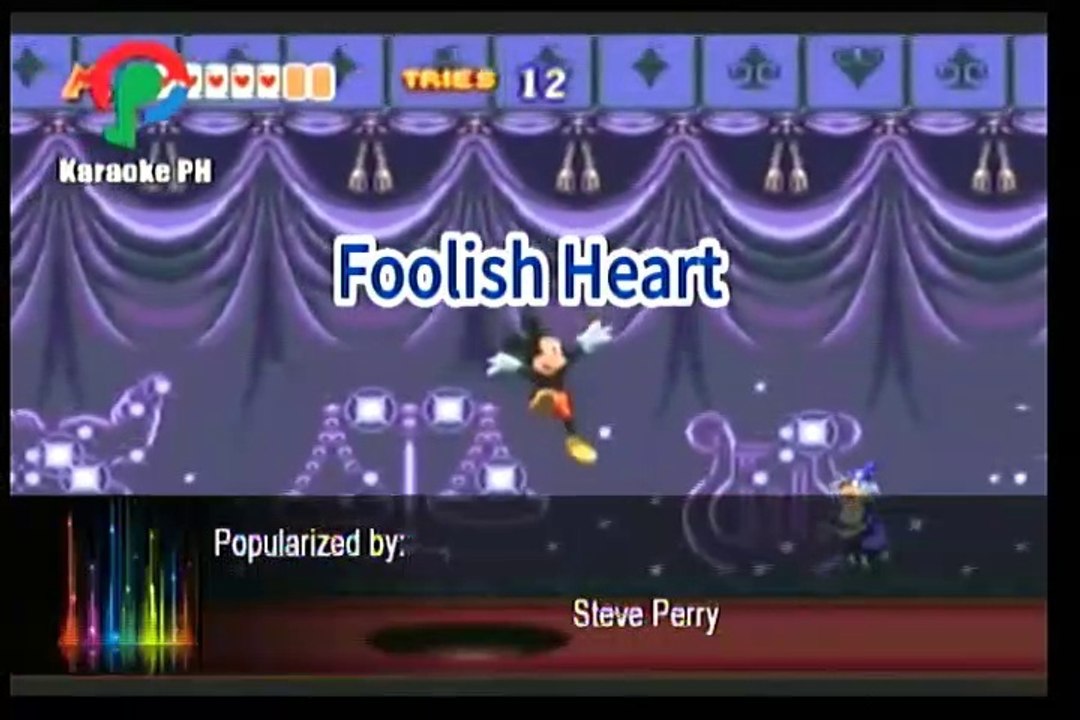 Steve Perry Foolish Heart Karaoke