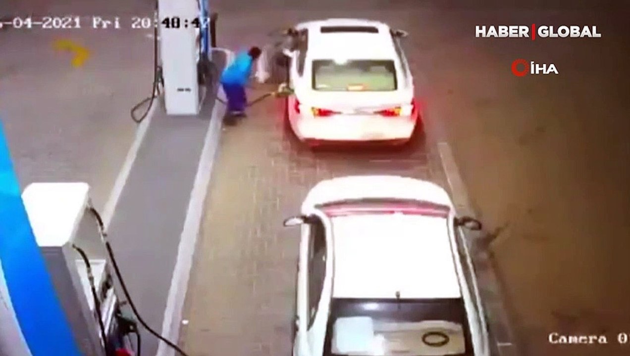 Pompacı, alev topuna dönen araç nedeniyle ölümden döndü