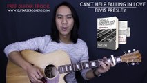 Can't Help Falling In Love - Elvis Presley Guitar Tutorial Lesson Chords   Acoustic Cover