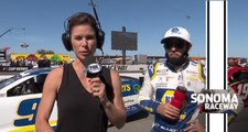 Elliott gets his best finish at Sonoma, finishes second to teammate Larson