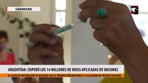 Argentina superó los 14 millones de dosis aplicadas de vacunas contra el coronavirus
