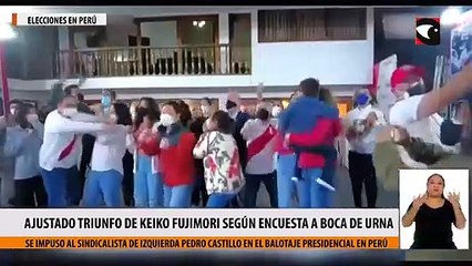 Download Video: Elecciones en Perú: ajustado triunfo de Keiko Fujimori según encuesta a boca de urna