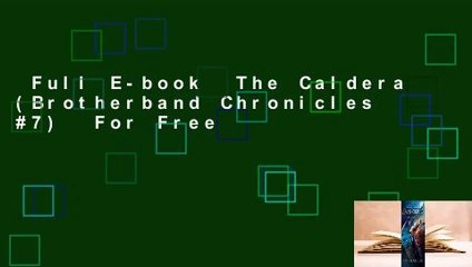 Full E-book  The Caldera (Brotherband Chronicles #7)  For Free