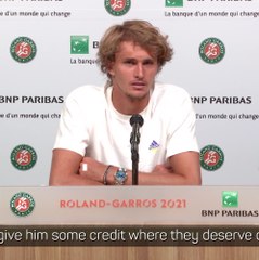 Zverev aware of tougher tests after progression into Roland Garros quarters