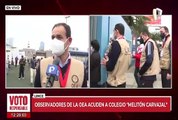 Lince: observadores de la OEA acuden al colegio Melitón Carvajal