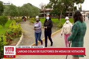 Segunda vuelta: reportan largas colas en mesas de sufragio de la UNI