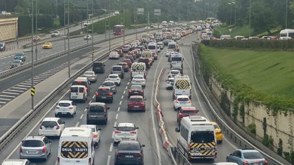 15 Temmuz Şehitler Köprüsü'nde trafik yoğunluğu