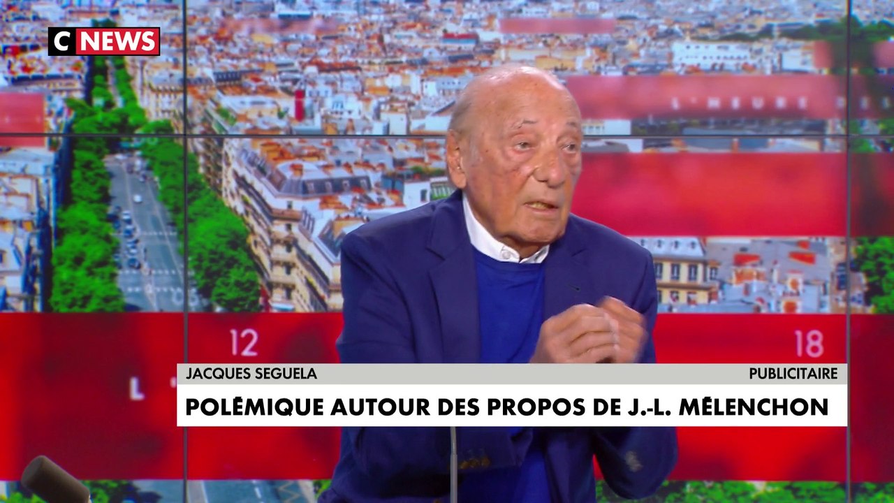 Jacques Seguela : «Jean-Luc Mélenchon essaie de ramasser les complotistes»