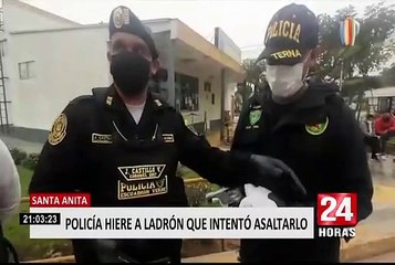 Santa Anita: policía del Grupo Terna hiere a ladrón que intentó asaltarlo