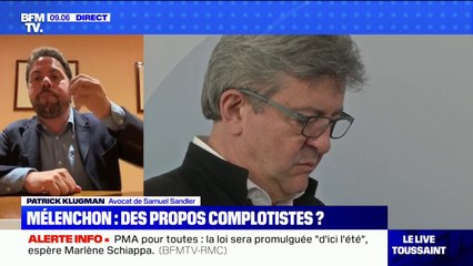 Samuel Sandler a pris les propos de Jean-Luc Mélenchon "comme un crachat sur la tombe de sa famille", affirme son avocat