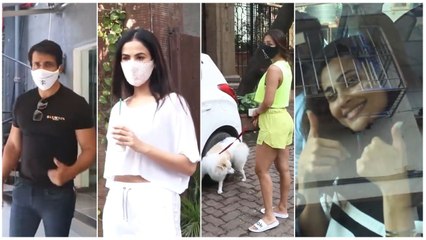 Download Video: Malaika Arora, Sonu Sood, Sonal Chauhan & Daisy Shah Spotted Across Town