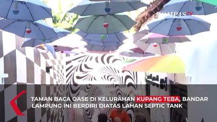 Kreatif! Sulap Septic Tank Jadi Taman Baca Bermain Anak