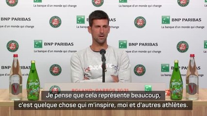 Roland-Garros - Djokovic "honoré" d'être comparé à Hamilton