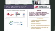 ACT – Assessing low-Carbon Transition: launch of the Glass methodology public consultation and road test with companies