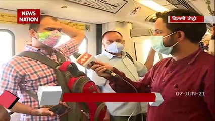 Delhi: Huge crowds were seen on the streets as capital unlocked today