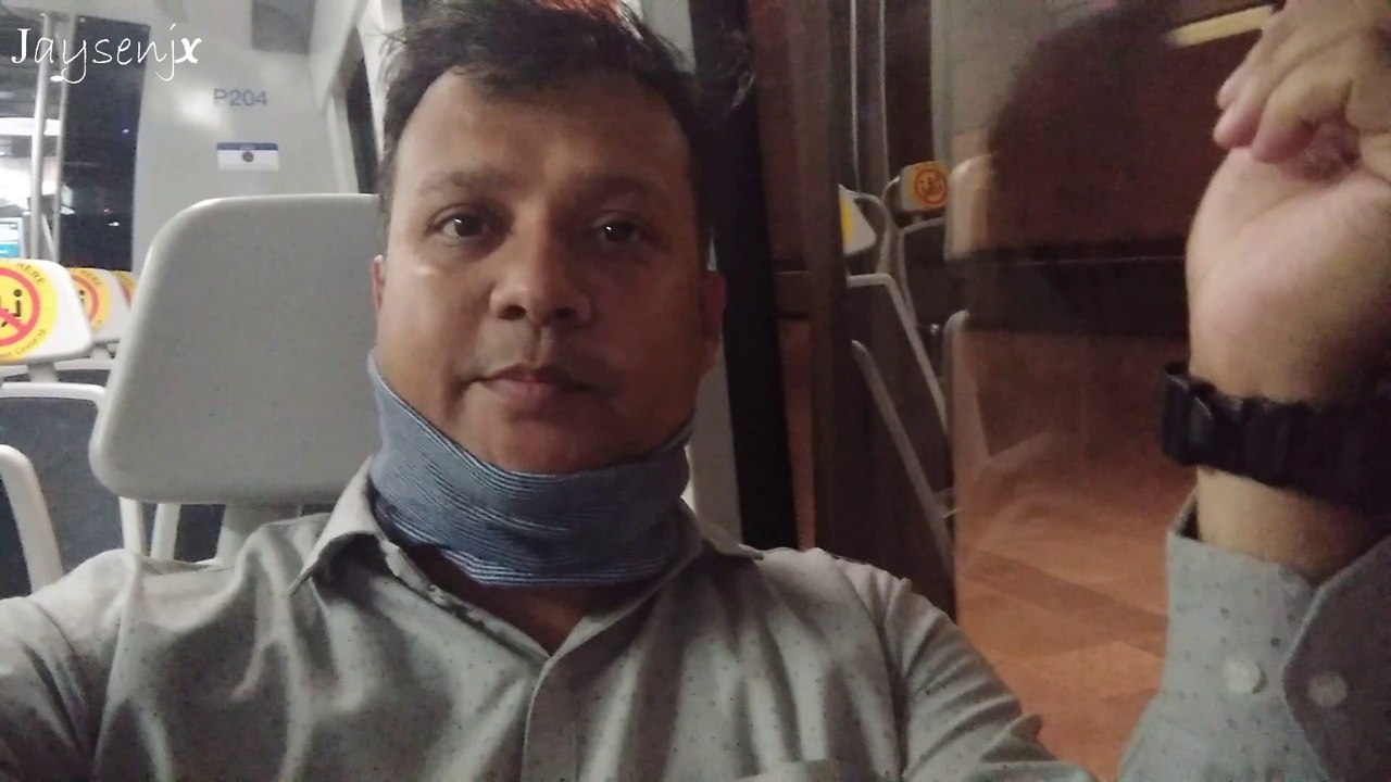 Travelling on Delhi Metro Airport line during Covid Pandemic by #jaysenjx