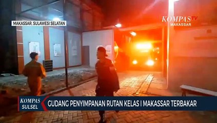 Gudang Penyimpanan Rutan Kelas 1 Makassar Terbakar