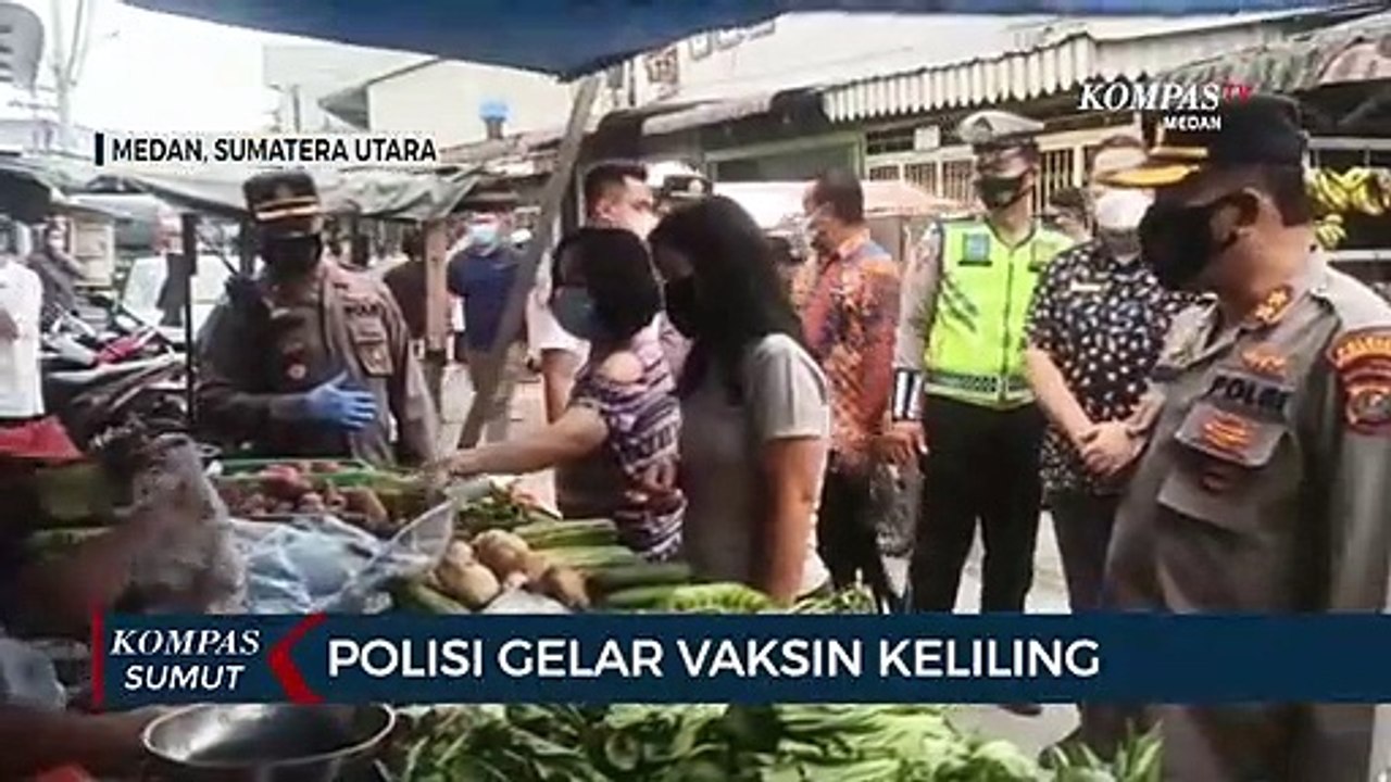 Polres Pelabuhan Belawan Gelar Vaksinasi Keliling Covid-19
