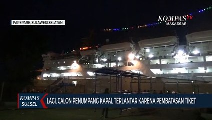Lagi, Calon Penumpang Kapal Terlantar Karena Pembatasan Tiket