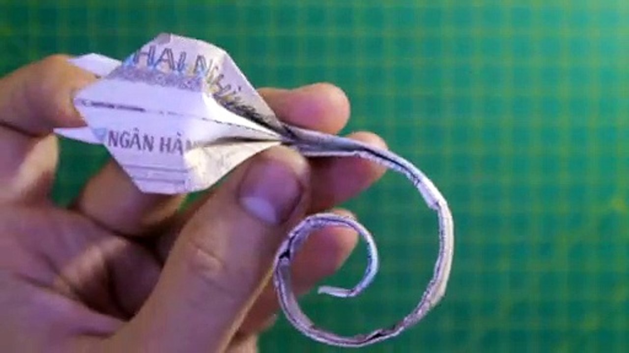 Money origami Cobra easy demo - origami money việt nam