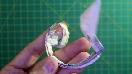 Money origami snake easy demo - origami money việt nam