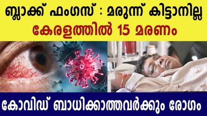 കേരളത്തിലും പിടിമുറുക്കി ബ്ലാക്ക് ഫംഗസ് ഭീതി | Oneindia Malayalam